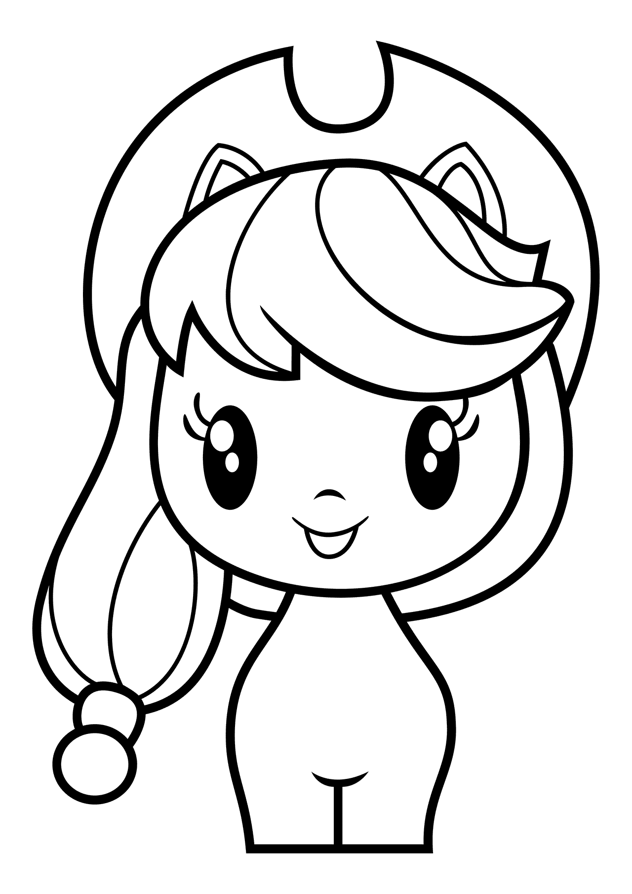 Coloriage Mlp Cutie Mark Crew Applejack - Cutie mark crew à imprimer