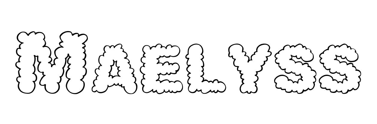 Coloriage Maelyss - Prénom à imprimer