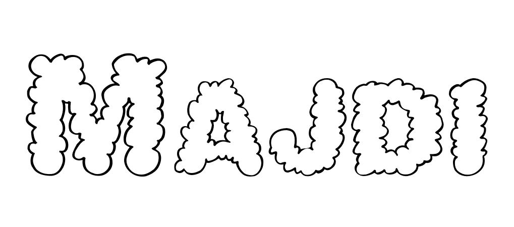 Coloriage Majdi - Prénom à imprimer