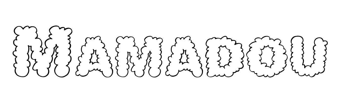 Coloriage Mamadou - Prénom à imprimer