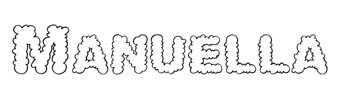Coloriage Manuella - Prénom à imprimer