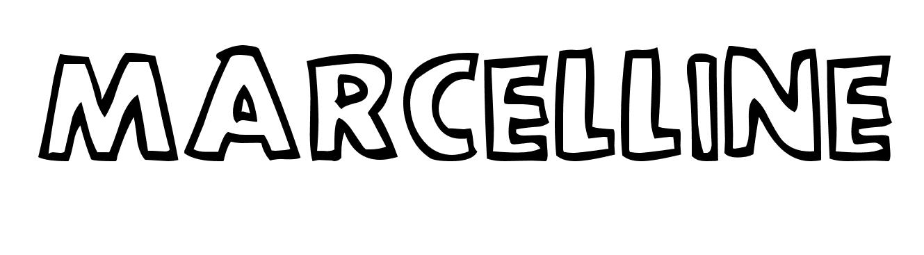 Coloriage Marcelline - Prénom à imprimer