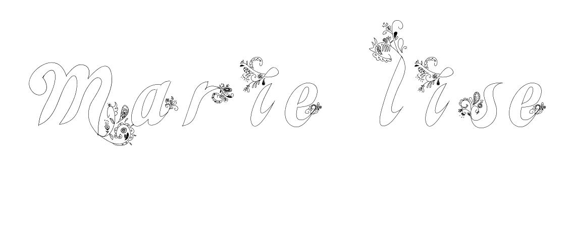 Coloriage Marie Lise - Prénom à imprimer