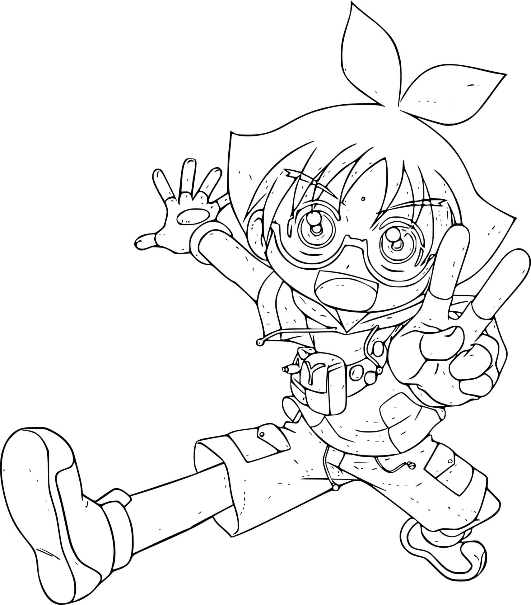 Coloriage Marucho - Bakugan à imprimer