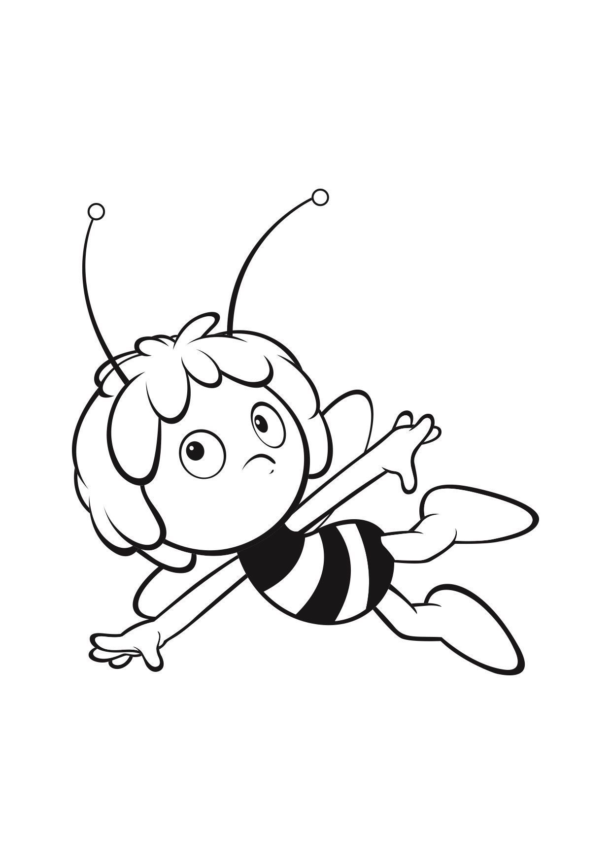 Coloriage Maya L'Abeille - Gulli à imprimer