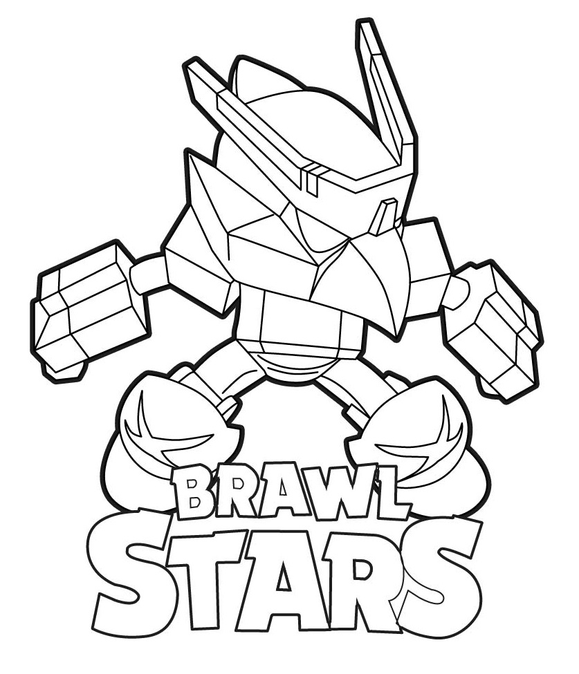 Coloriage Brawl stars