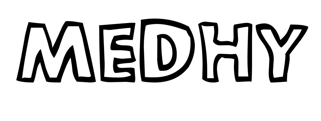 Coloriage Medhy - Prénom à imprimer