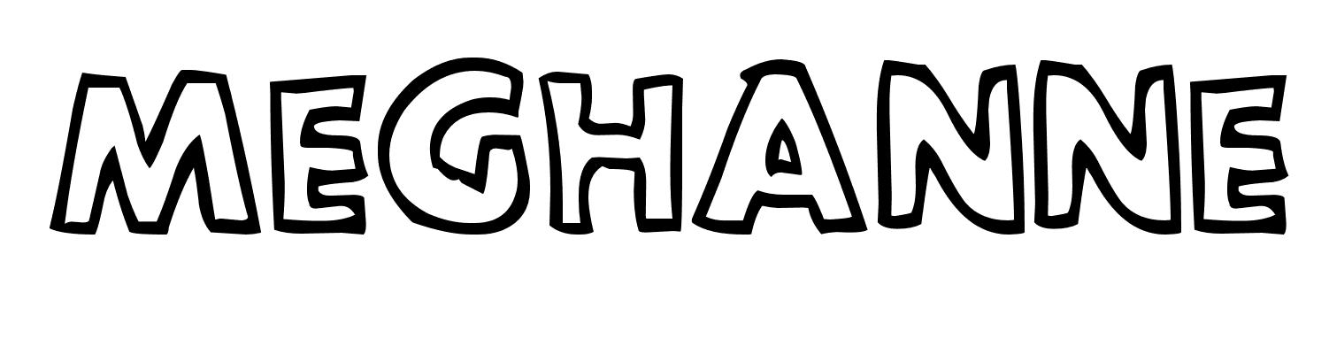 Coloriage Meghanne - Prénom à imprimer