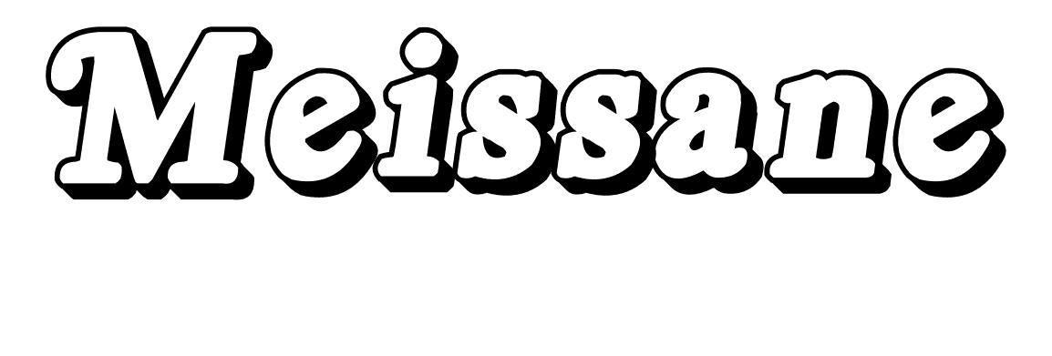 Coloriage Meissane - Prénom à imprimer