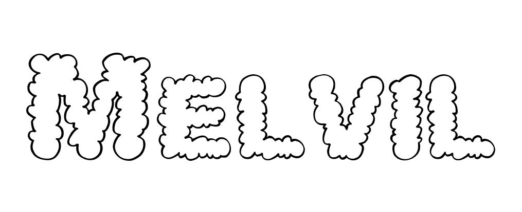 Coloriage Melvil - Prénom à imprimer