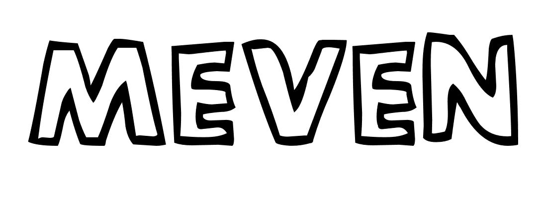 Coloriage Meven - Prénom à imprimer
