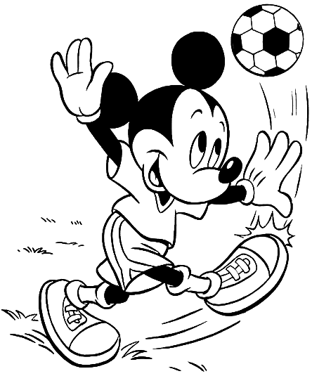Coloriage Mickey