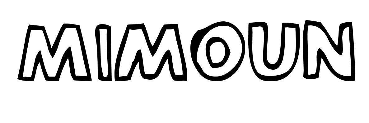 Coloriage Mimoun - Prénom à imprimer