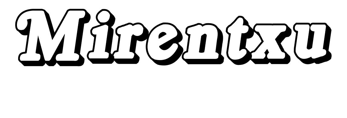 Coloriage Mirentxu - Prénom à imprimer