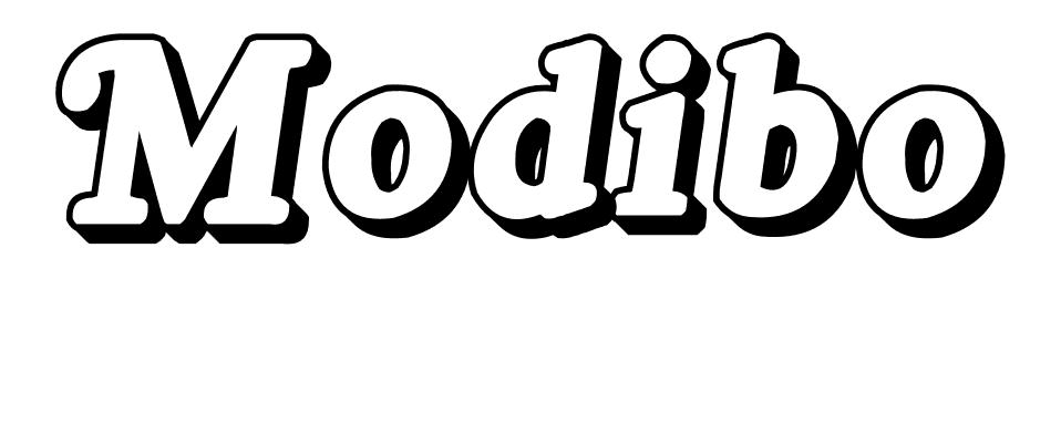 Coloriage Modibo - Prénom à imprimer