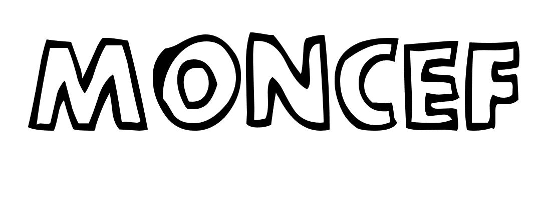 Coloriage Moncef - Prénom à imprimer