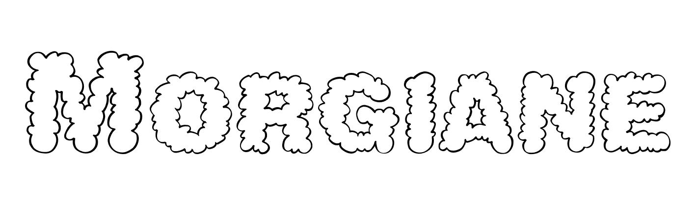 Coloriage Morgiane - Prénom à imprimer