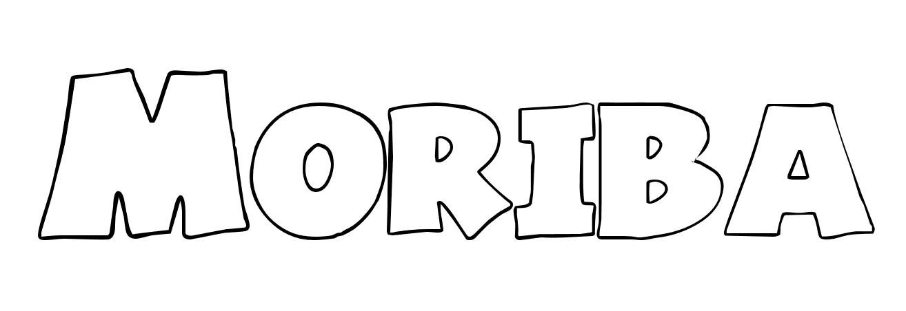 Coloriage Moriba - Prénom à imprimer