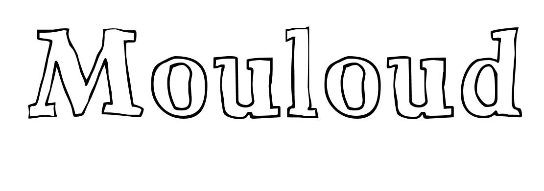 Coloriage Mouloud - Prénom à imprimer