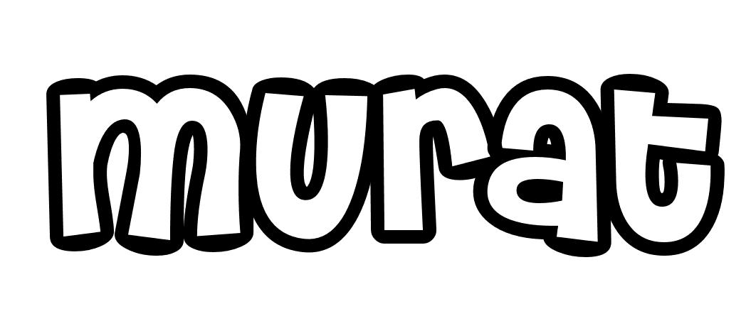 Coloriage Murat - Prénom à imprimer