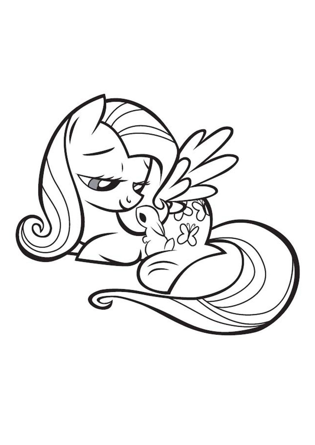 Coloriage My Little Pony arc-en-ciel magique - Gulli à imprimer