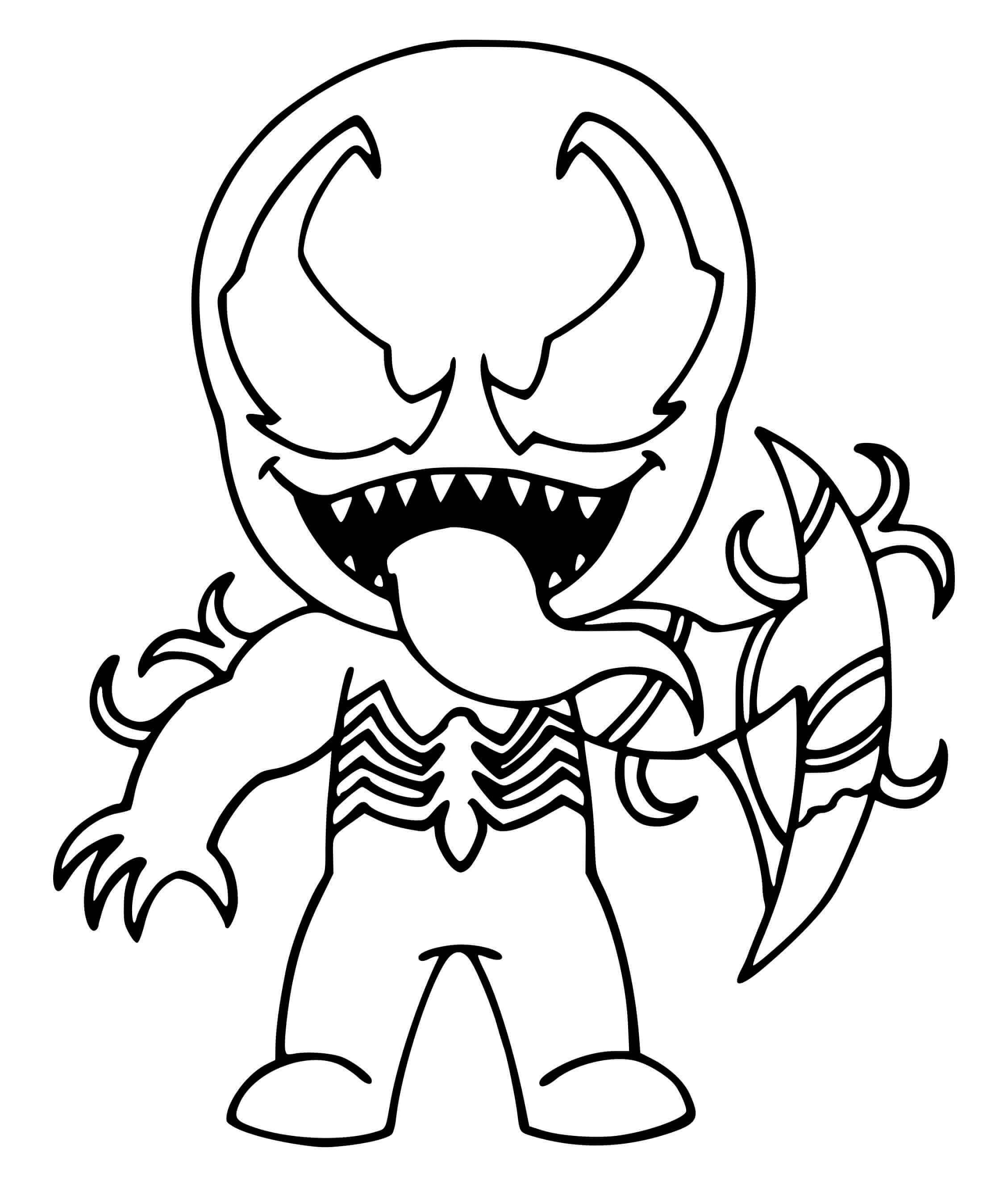 Coloriage Mythic Venom Fortnite - Fortnite à imprimer