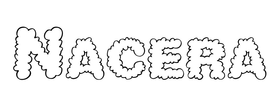 Coloriage Nacera - Prénom à imprimer