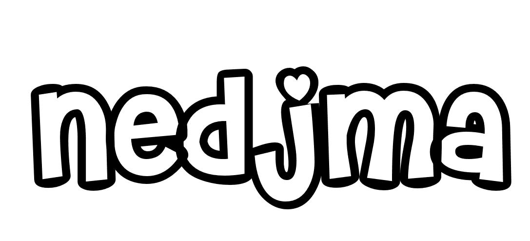 Coloriage Nedjma - Prénom à imprimer