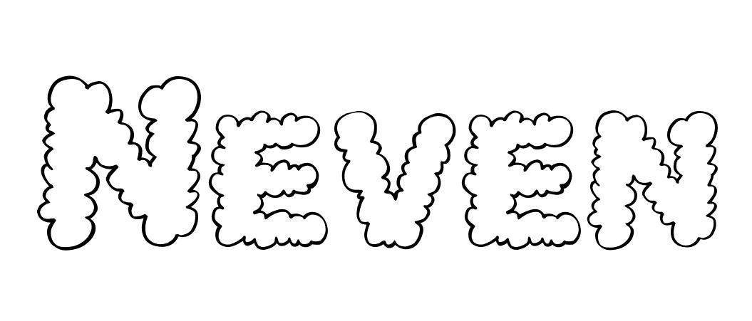 Coloriage Neven - Prénom à imprimer