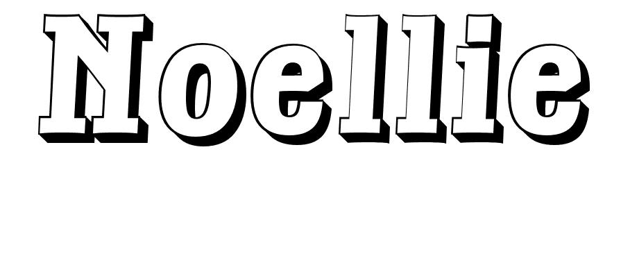 Coloriage Noellie - Prénom à imprimer