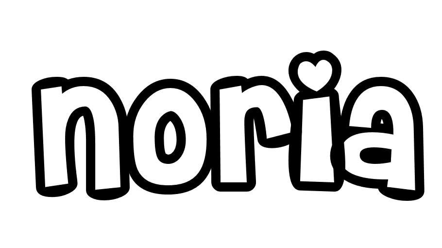 Coloriage Noria - Prénom à imprimer