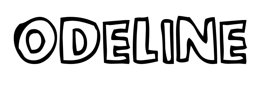 Coloriage Odeline - Prénom à imprimer