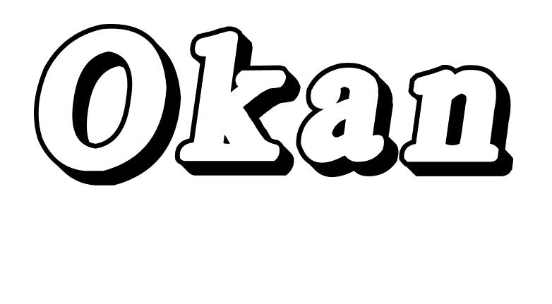 Coloriage Okan - Prénom à imprimer
