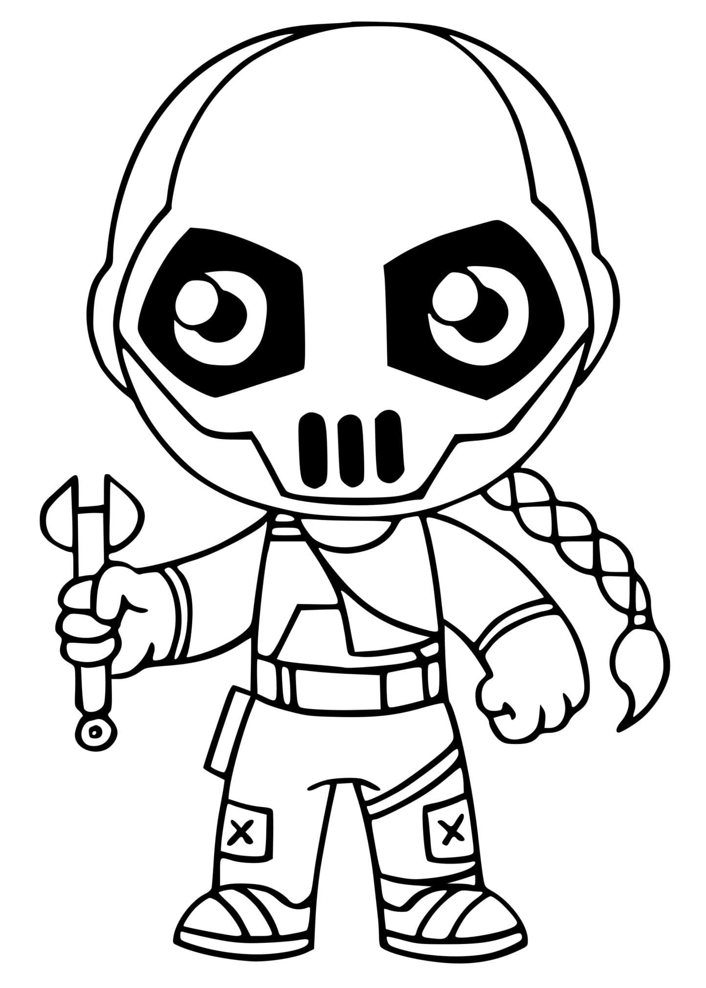 Coloriage Ombre Jules Fortnite - Fortnite à imprimer