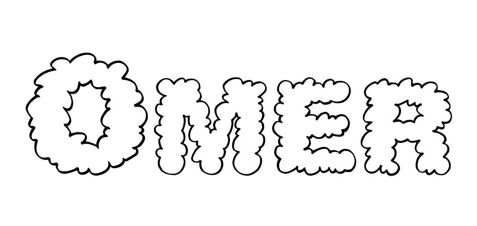 Coloriage Omer - Prénom à imprimer