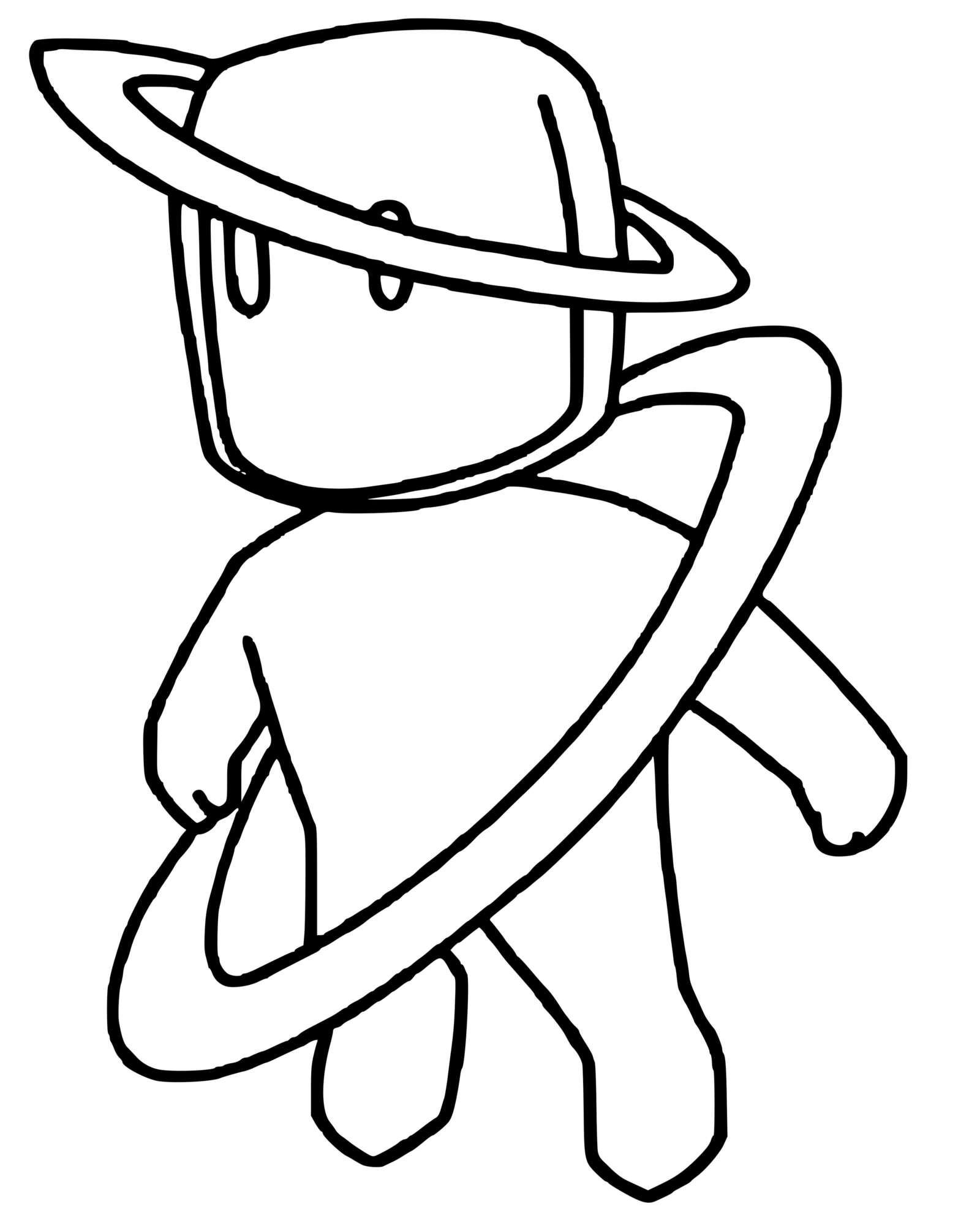 Coloriage Orbit Stumble Guys - Stumble guys à imprimer