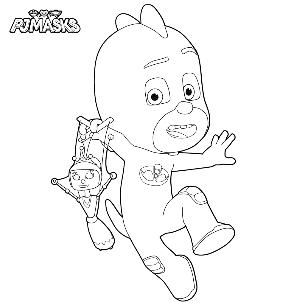 Coloriage Pyjamasques - Aventures nocturnes - Pyjamasques à imprimer