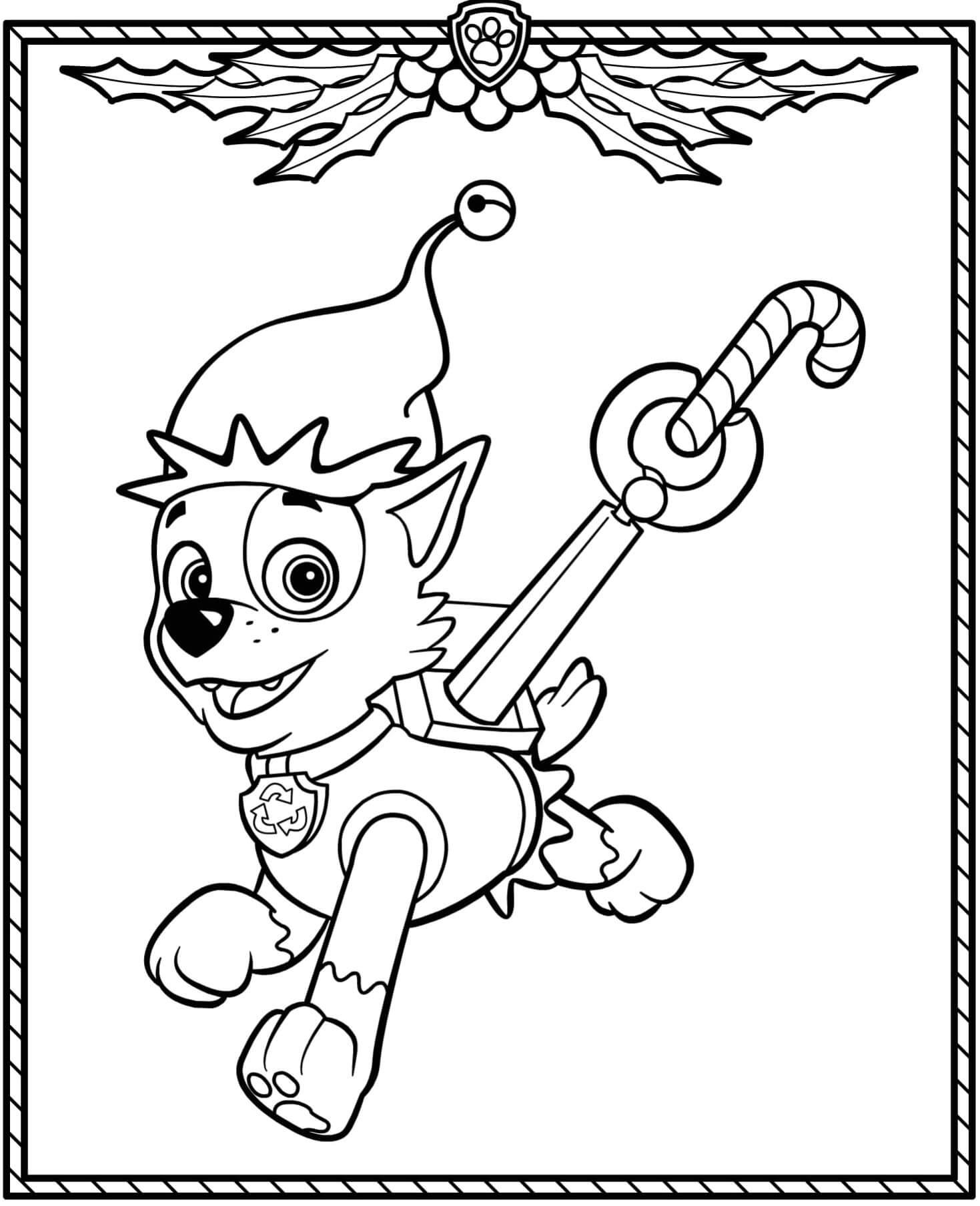Coloriage Pat Patrouille Rocky Expert Recyclage - Pat patrouille à imprimer