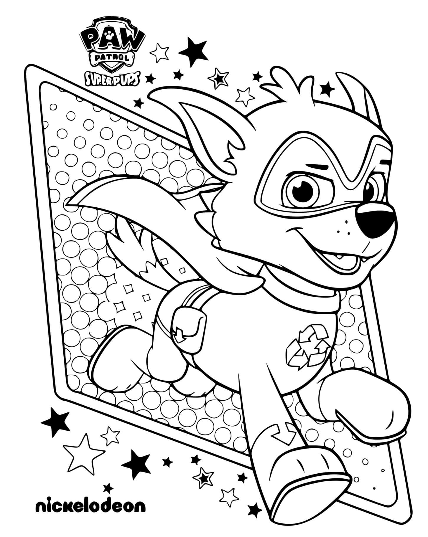 Coloriage Pat Patrouille Super Patrouille - Pat Patrouille La Super Patrouille à imprimer