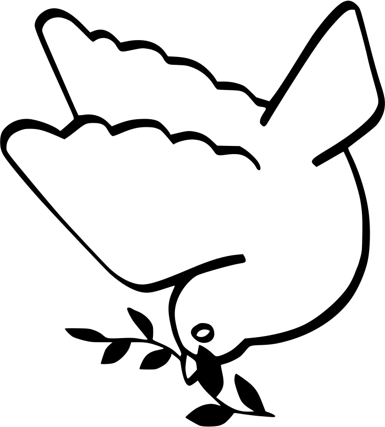 Coloriage Peace Sign - Paix à imprimer