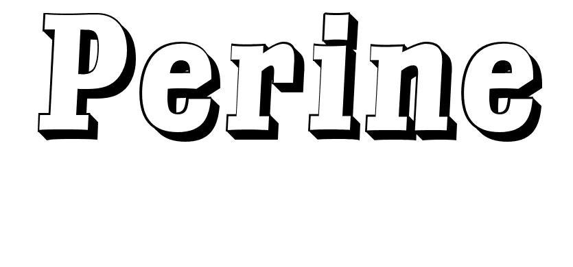 Coloriage Perine - Prénom à imprimer