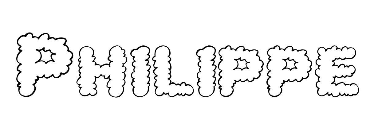Coloriage Philippe - Prénom à imprimer