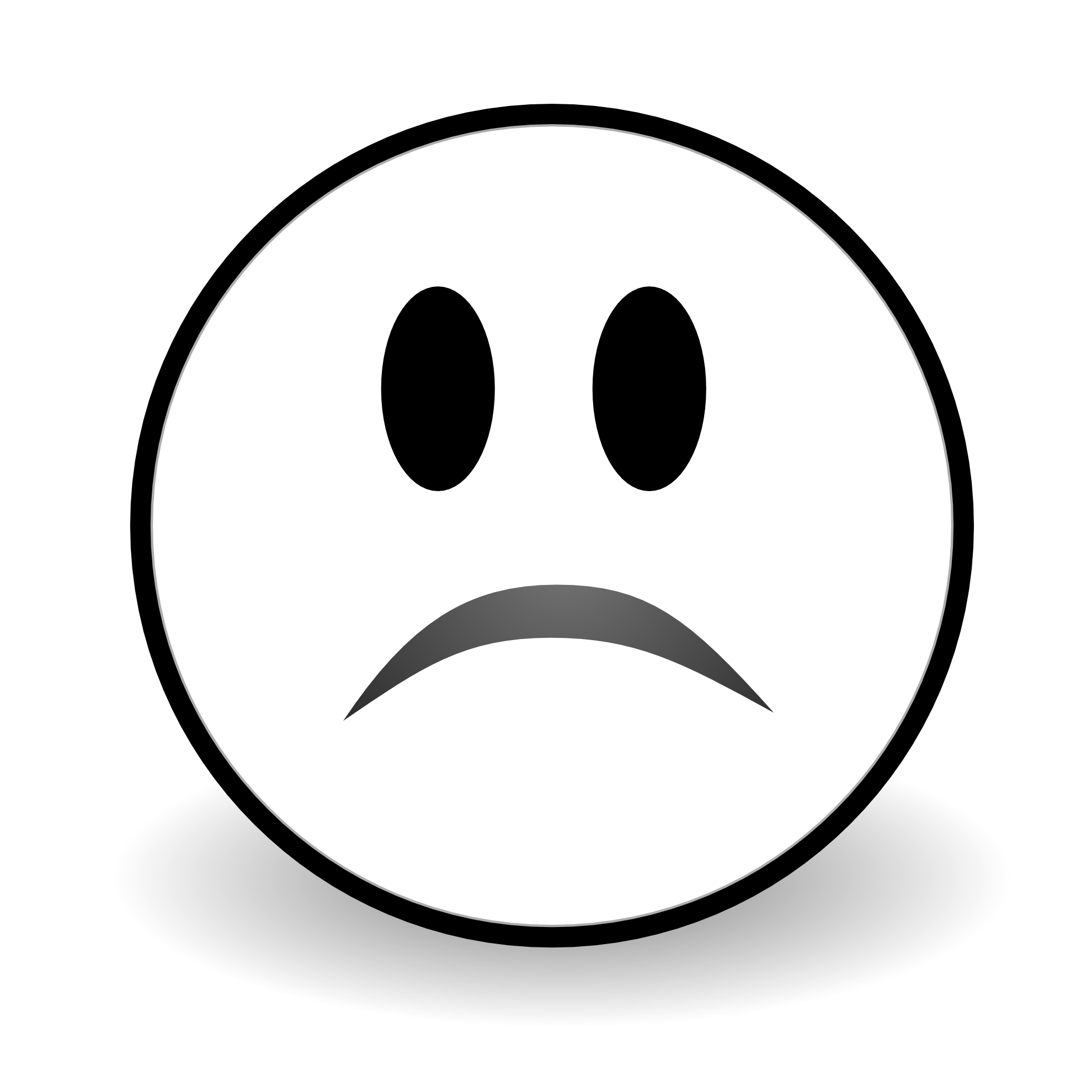 Coloriage Pictures Face Triste Black White Line Art Car Pictures - Emoji à imprimer