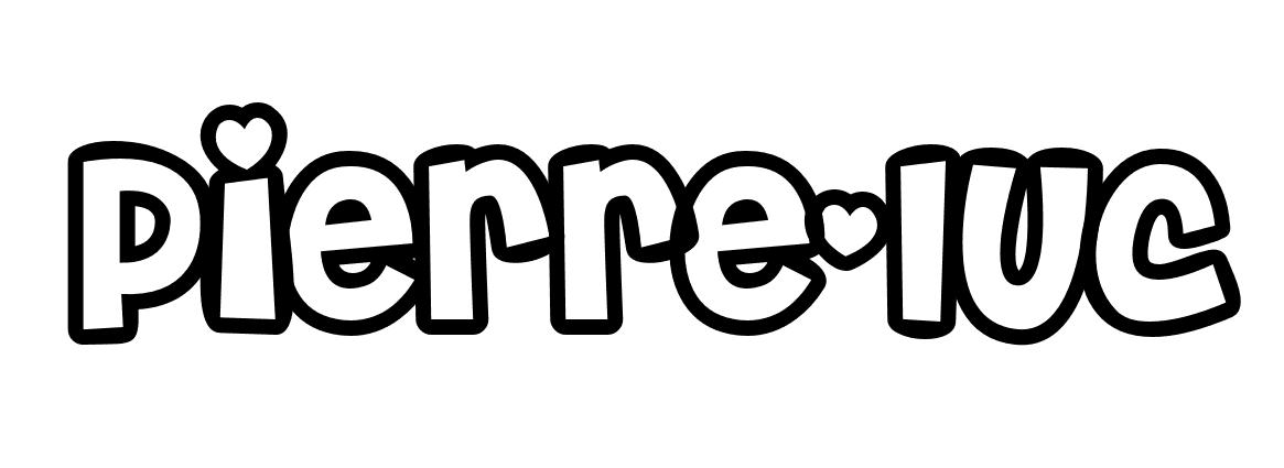 Coloriage Pierre Luc - Prénom à imprimer