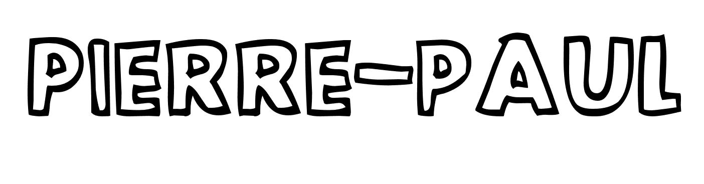 Coloriage Pierre Paul - Prénom à imprimer
