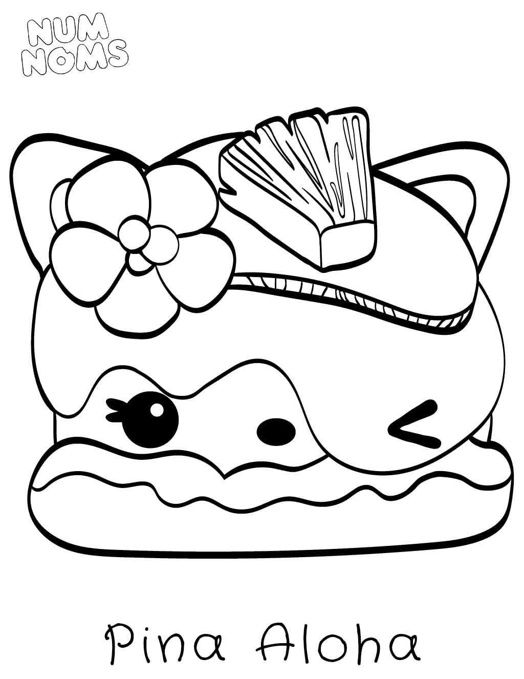 Coloriage Num noms