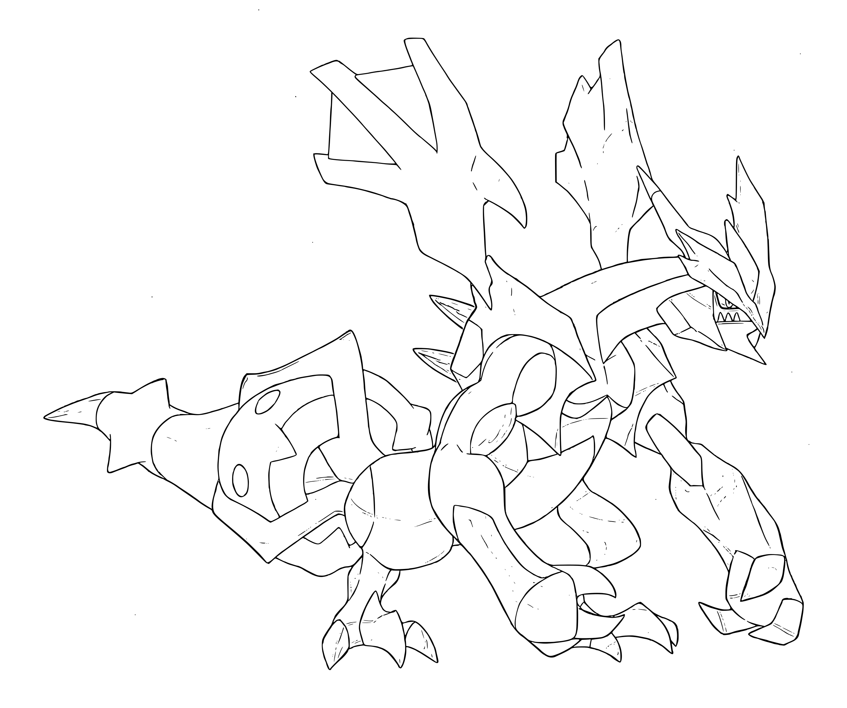 Coloriage Pokemon Légendaire Hd - Pokémon à imprimer
