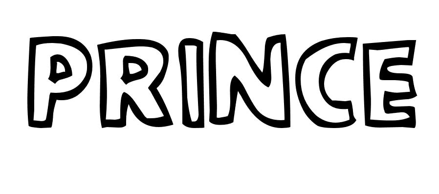 Coloriage Prince - Prénom à imprimer