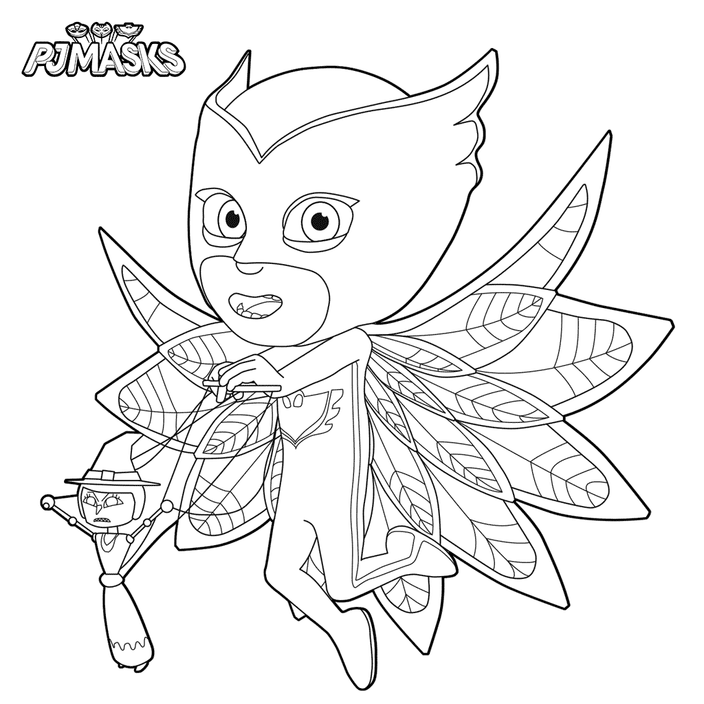 Coloriage Pyjamasques - Enfants en héros - Pyjamasques à imprimer