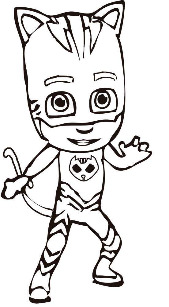 Coloriage Pyjamasques Est Prêt - Pyjamasques à imprimer